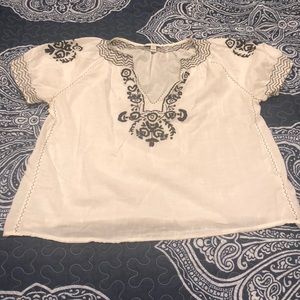 J. Crew Mexican inspired Blouse